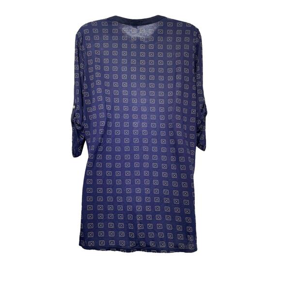 Tiny Anthropologie Paisley long sleeve Henley popover Blouse size M - Picture 3 of 6